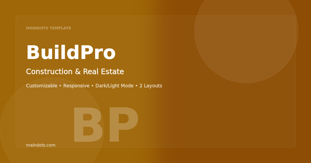 Buildpro Developments BuildPro — Construction & Building Company